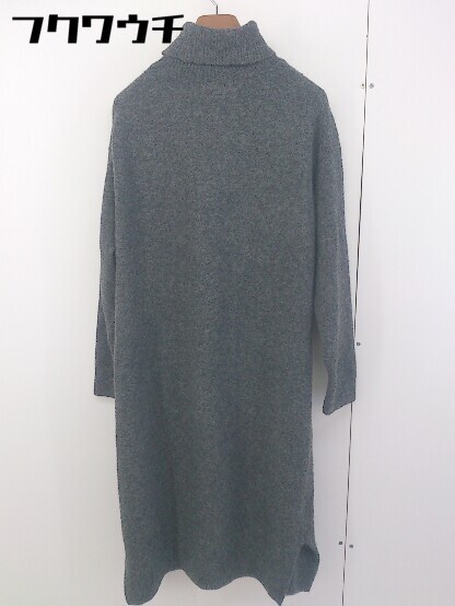 ◇ Sonny Label URBAN RESEARCH タートルネック 長袖 膝下丈 ニット ワンピース サイズF チャコールグレー レディース_画像3