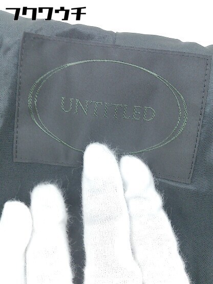 ◇ UNTITLED アンタイトル 長袖 ジャケット サイズ 2 ブラック レディース_画像4