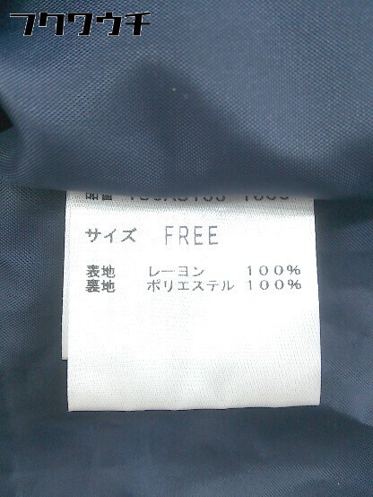 ◇ ●未使用● ◎ Avan Lily アヴァンリリィ タグ付き 花柄 長袖 ロング ワンピース サイズF ネイビー マルチ レディース_画像5