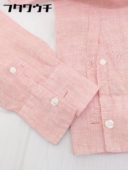 ◇ Brooks Brothers ブルックス ブラザーズ リネン100% 長袖 シャツ サイズ0 ピンク系 レディース_画像7