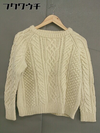 * Another Edition Another Addition UNITED ARROWS длинный рукав вязаный свитер оттенок бежевого женский 