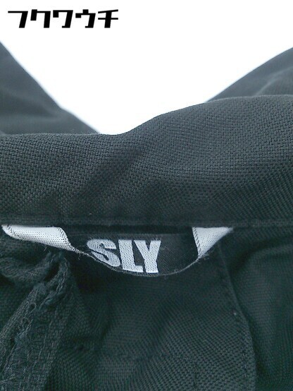 ◇ ◎ SLY スライ 長袖 トレンチ コート サイズ1 ブラック レディース_画像5