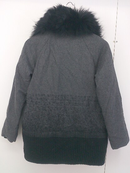 # STUNNING LURE Stunning Lure raccoon fur long sleeve down jacket coat size 0 gray lady's 