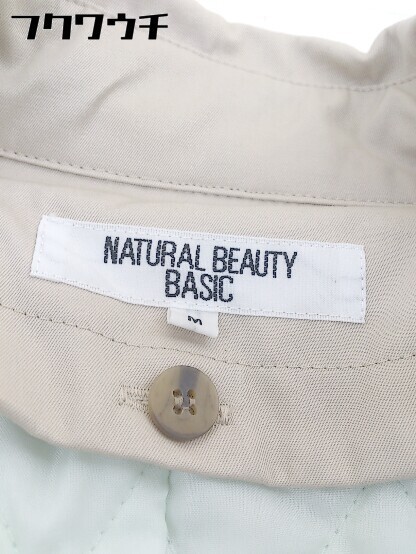 ◇ ◎ Natural Beauty Basic ナチュラルビューティーベーシック 長袖 トレンチ コート サイズM ベージュ レディース_画像4