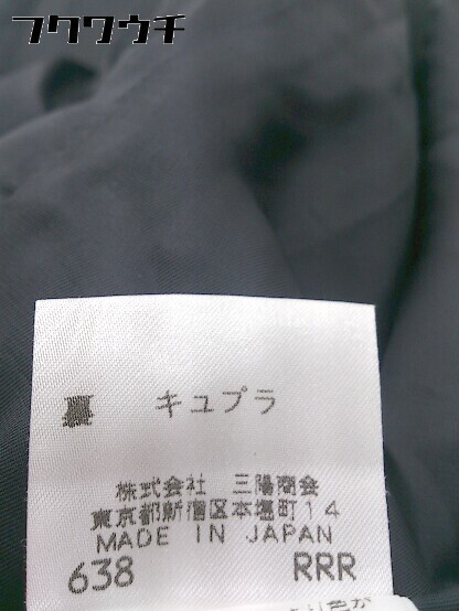 ◇ EPOCA エポカ 長袖 ステンカラーコート サイズ38 ブラック レディース_画像8