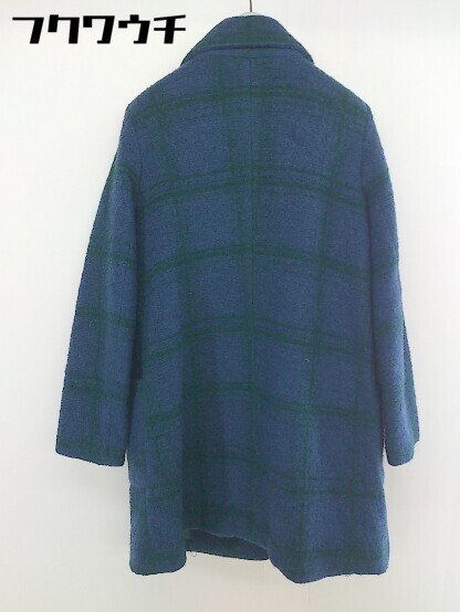 * AS KNOW ASaznouaz25th Anniversary long sleeve Chesterfield coat navy green lady's 