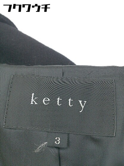 # * ketty Katty belt attaching long sleeve coat size 3 black lady's 