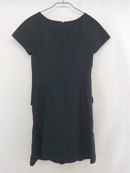 * CLATHAS Clathas back Zip short sleeves Mini One-piece size 36 black lady's 