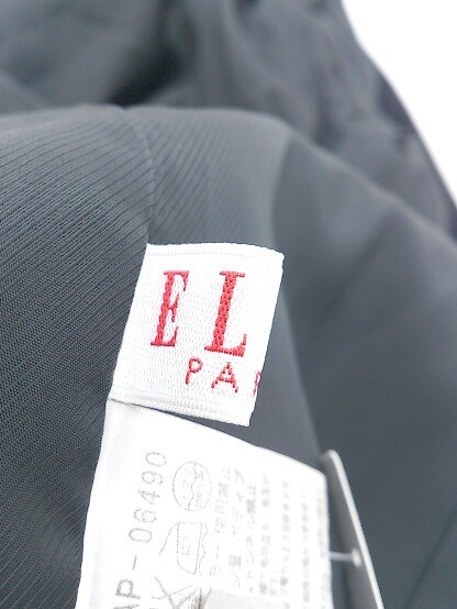 ◇ ELLE エル アンゴラ混 長袖 コート サイズ 38 ブラック レディース_画像7