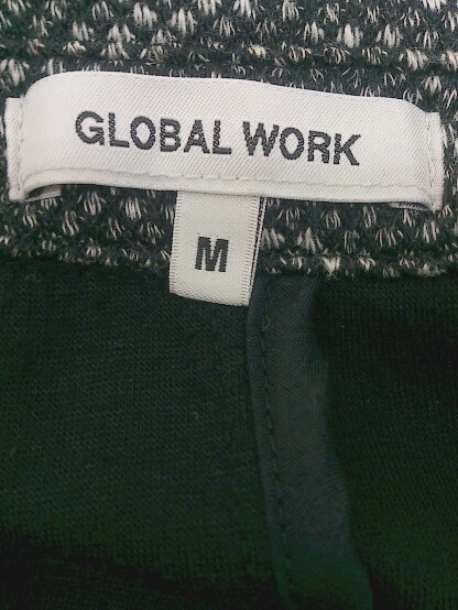 ◇ GLOBAL WORK グローバルワーク 長袖 ライトコート サイズ M ブラック ホワイト レディース_画像4