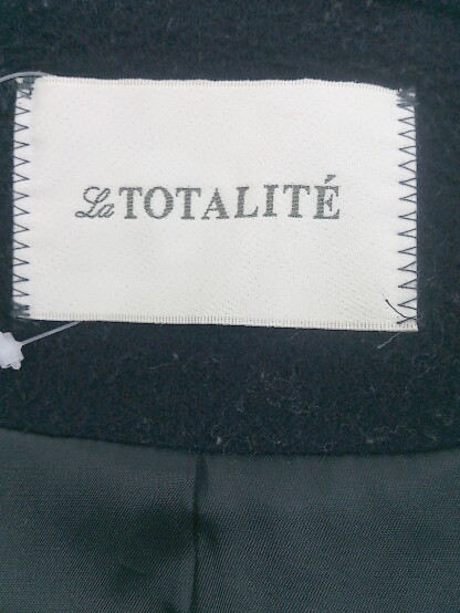 # La TOTALITE La Totalite длинный рукав длинное пальто темно-синий женский 