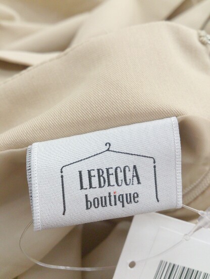 ◇ LEBECCA boutique レベッカブティック ノースリーブ ロング ワンピース サイズM ベージュ レディース_画像4