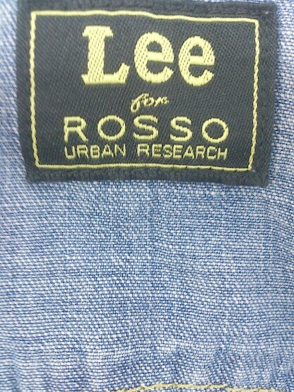 ◇ Lee リー URBAN RESEARCH ROSSO ロッソ 長袖 デニム シャツ ジャケット サイズM インディゴ レディース_画像4