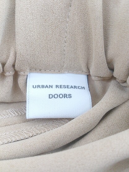 ◇ ◎ URBAN RESEARCH DOORS アーバンリサーチ サスペンダー付 スラックス パンツ サイズONE ベージュ レディース_画像4