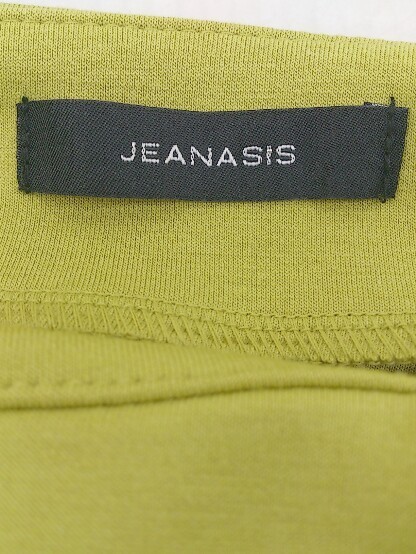 ◇ JEANASIS ジーナシス 長袖 トレーナー サイズF グリーン レディース_画像4