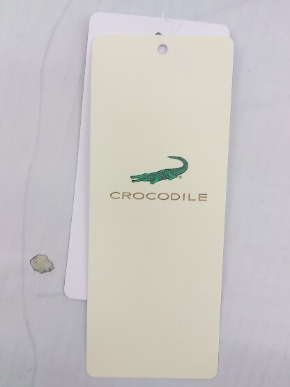 ◇ ◎ CROCODILE クロコダイル タグ付 定価 1.7万円 ステンカラー コート サイズL ネイビー レディース_画像9