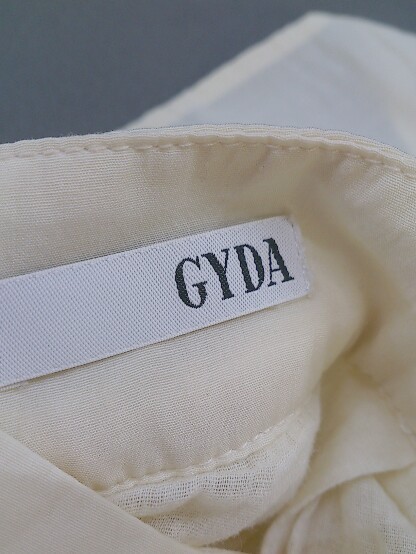 ◇ GYDA ジェイダ ロング ギャザー スカート サイズS ライトイエロー レディースの画像4