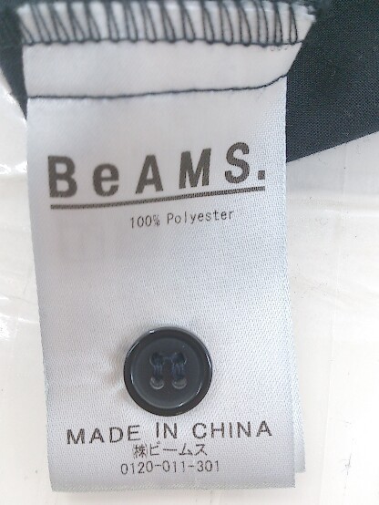 ◇ ◎ BEAMS ビームス ノースリーブ シャツ ブラウス ネイビー系 レディースの画像5