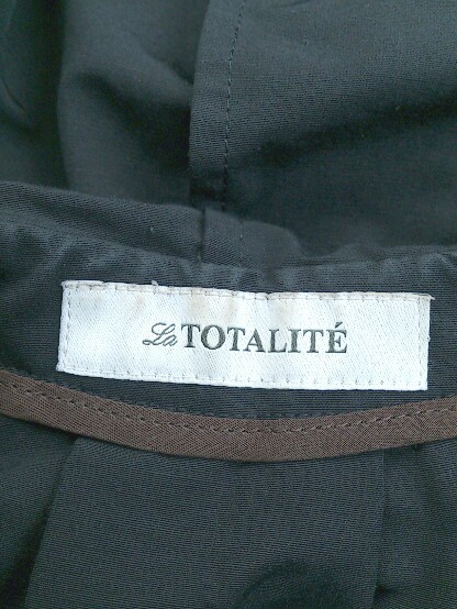 ◇ La TOTALITE ラ トータリテ 長袖 ジップアップ ジャケット ブラック レディース_画像4