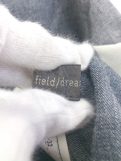 ◇ Field Dream フィールドドリーム デニム風 長袖 ミニ ワンピース サイズL ネイビー レディース_画像5