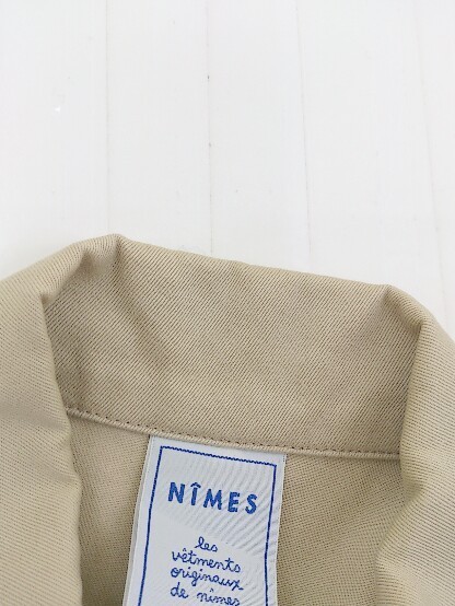 ◇ NIMES ニーム 長袖 コート ベージュ レディース_画像6
