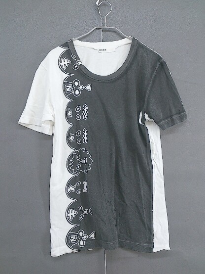 ◇ Ne-net ネ ネット 半袖 Tシャツ カットソー サイズ 3 オフホワイト ブラック レディース_画像1