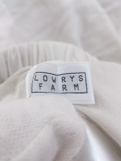 ◇ LOWRYS FARM ローリーズファーム ロング フレア スカート サイズF ベージュ レディース_画像4