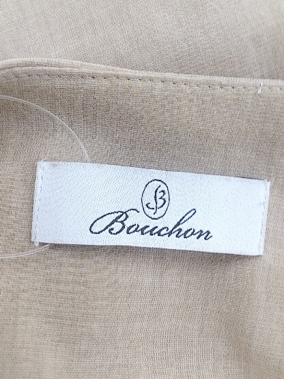 ◇ Bouchon ブション ノースリーブ ブラウス カットソー サイズ9 ベージュ レディース_画像4