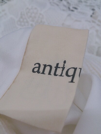 ◇ antiqua アンティカ レース ロング スカート ホワイト レディース_画像4