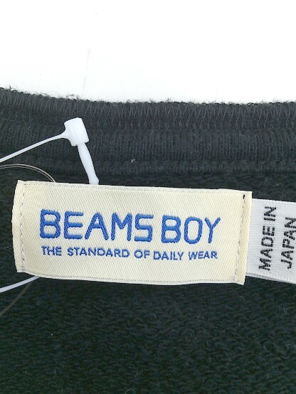 ◇ BEAMS BOY ビームス ボーイ スウェット 長袖 カーディガン サイズ2 ブラック レディースの画像4