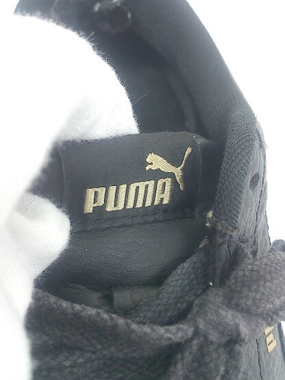 ◇ PUMA プーマ 370281-01Carina Lux L スニーカー シューズ サイズ24.5ｃｍ ブラック レディース_画像4