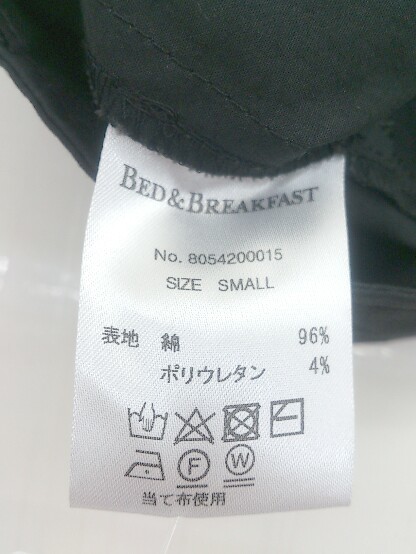 ◇ BED&BREAKFAST ベットアンドブレックファスト フリル ワイド パンツ サイズS ブラック レディース_画像5