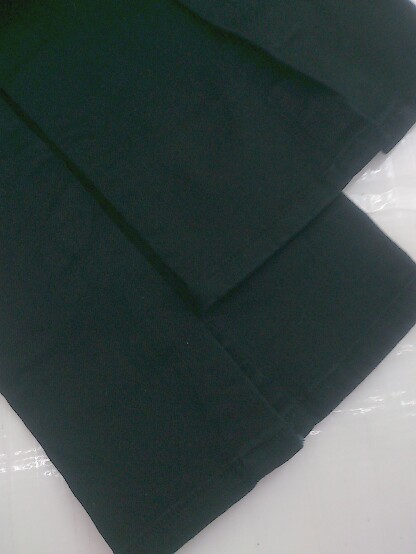 ◇ JEANASIS ジーナシス ストレッチ 裾スリット デニム パンツ サイズＭ ブラック レディース_画像9