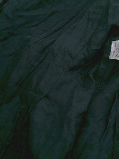 ◇ ◎ BURBERRY BLACK LABEL バーバリー ショート ベルト付 八分袖 コート サイズ40 ブラック レディース P_画像6