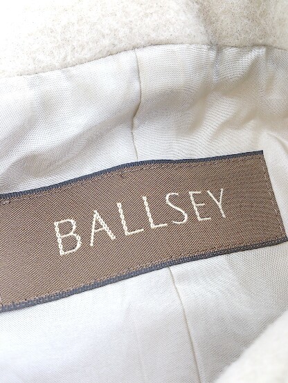 ◇ BALLSEY ボールジィ 長袖 コート サイズ38 ベージュ系 レディース P_画像4