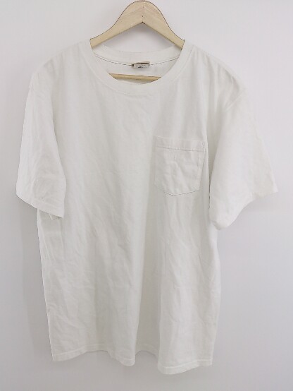 ◇ Goodwear グッドウェア USA製 無地 半袖 Tシャツ カットソー サイズF ホワイト レディース E_画像2