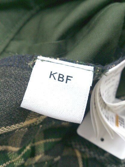 ◇ KBF ケービーエフ URBAN RESEARCH キルト ロング ラップ 巻き スカート サイズONE グリーン マルチ レディース P_画像4
