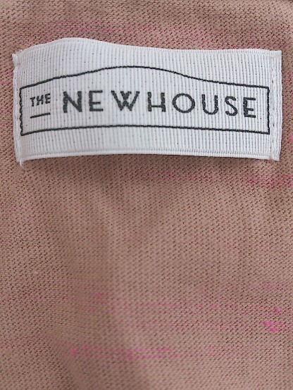 ◇ NEW HOUSE ペイント柄 Tシャツ タンクトップ アンサンブル サイズ S ブラウン ピンク レディース P_画像5