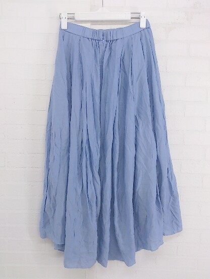 ◇ FRAY I.D フレイ アイディー ロング フレア スカート サイズ1 ブルー系 レディース P_画像3