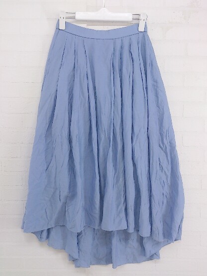 ◇ FRAY I.D フレイ アイディー ロング フレア スカート サイズ1 ブルー系 レディース P_画像1