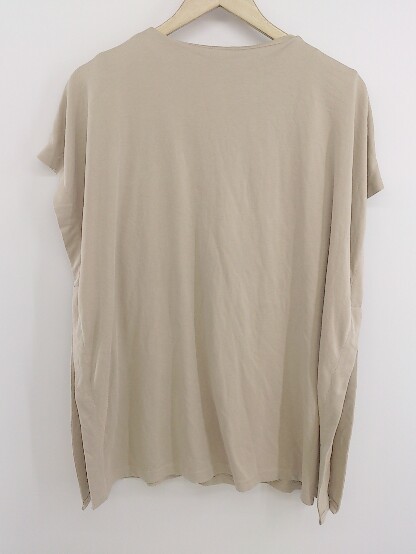 ◇ Banner Barrett バナーバレット 半袖 Tシャツ カットソー サイズ38 ベージュ系 レッド系 マルチ レディース P_画像3