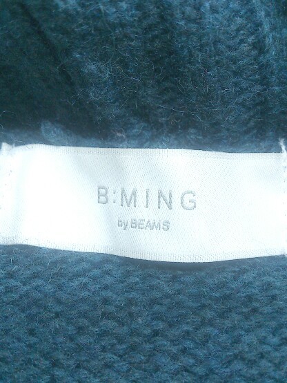 ◇ B:MING by BEAMS ビーミング by ビームス 長袖 ニット セーター グリーン系 レディース P_画像4