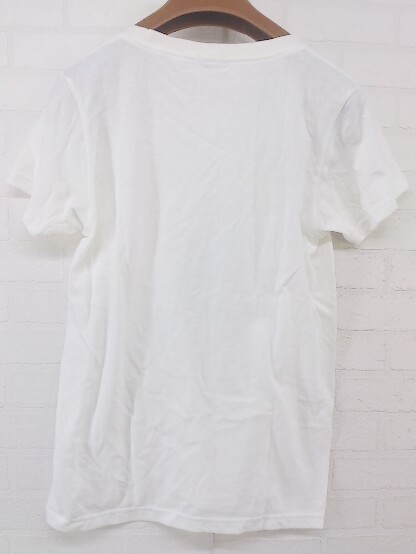 ◇ abc LULU EDIT. FOR LULU エディット フォー ルル ロゴ 半袖 Tシャツ カットソー ホワイト レディース P_画像3