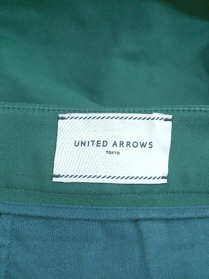 ◇ UNITED ARROWS ユナイテッドアローズ ストレッチ パンツ サイズ34 グリーン系 レディース P_画像4
