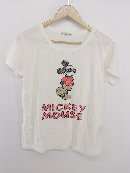 ◇ JOURNAL STANDARD Disney プリント 半袖 Tシャツ カットソー ホワイト レッド マルチ レディース P_画像2