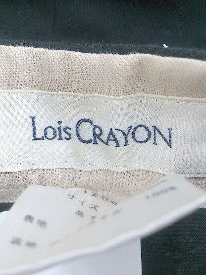◇ Lois CRAYON ロイスクレヨン ワイド パンツ サイズM ブラック レディース P_画像4
