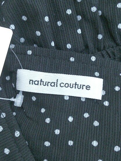 * natural couture полька-дот точка безрукавка длинный One-piece размер F черный "теплый" белый женский P