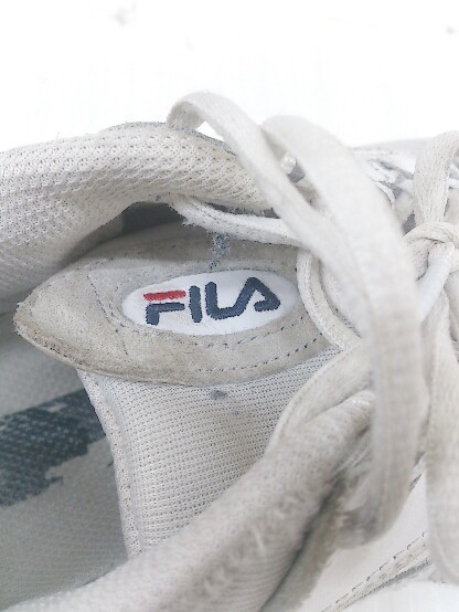 ◇ FILA フィラ スニーカー シューズ サイズ24cm ホワイト レディース P_画像4