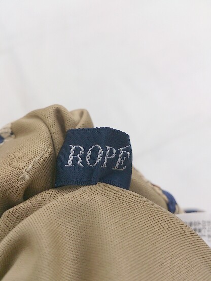 * ROPE\' Rope общий рисунок талия резина брюки размер 38 голубой оттенок бежевого женский P