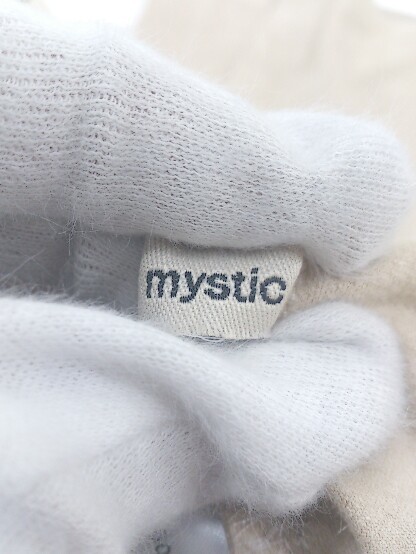 ◇ mystic ミスティック ベロア調 サロペット サイズ2 ライトベージュ系 レディース P_画像4